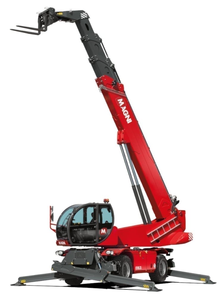 Аренда телескопического погрузчика 24,9м MAGNI RTH 8.25 SH