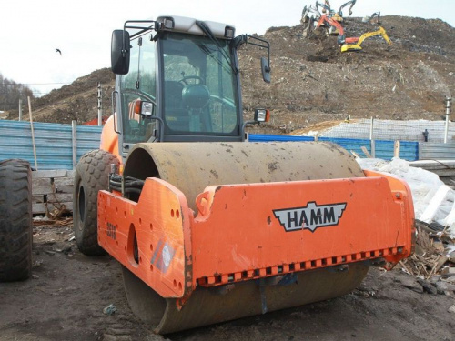 Аренда грунтового катка HAMM 3518